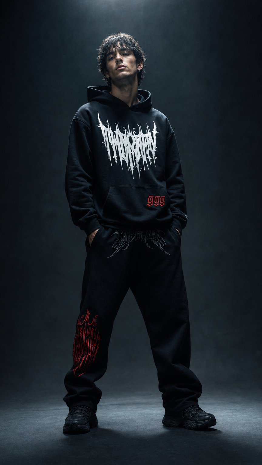 AI product shot of MK - II REFLECTIVE HOODIE