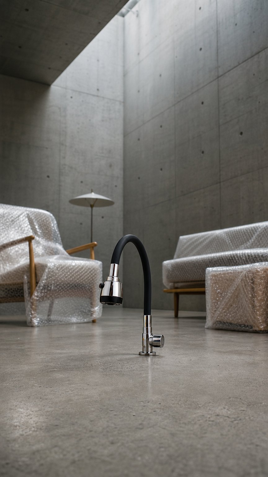 AI product shot of 360° Bendable Silicone Tap Extension Faucet Nozzle – Soft & Shower water (Random Color)