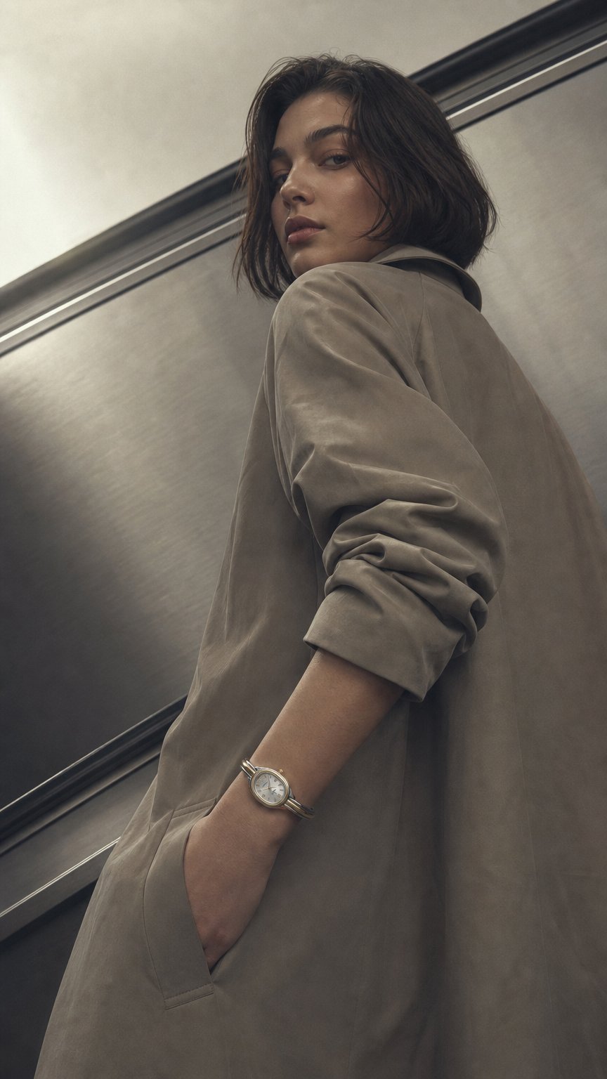 AI product shot of Dual Bangle Watch Set
