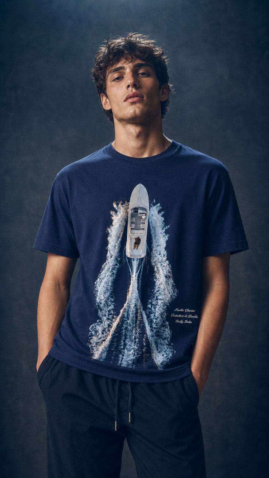 AI product shot of Charme Riviera Tee