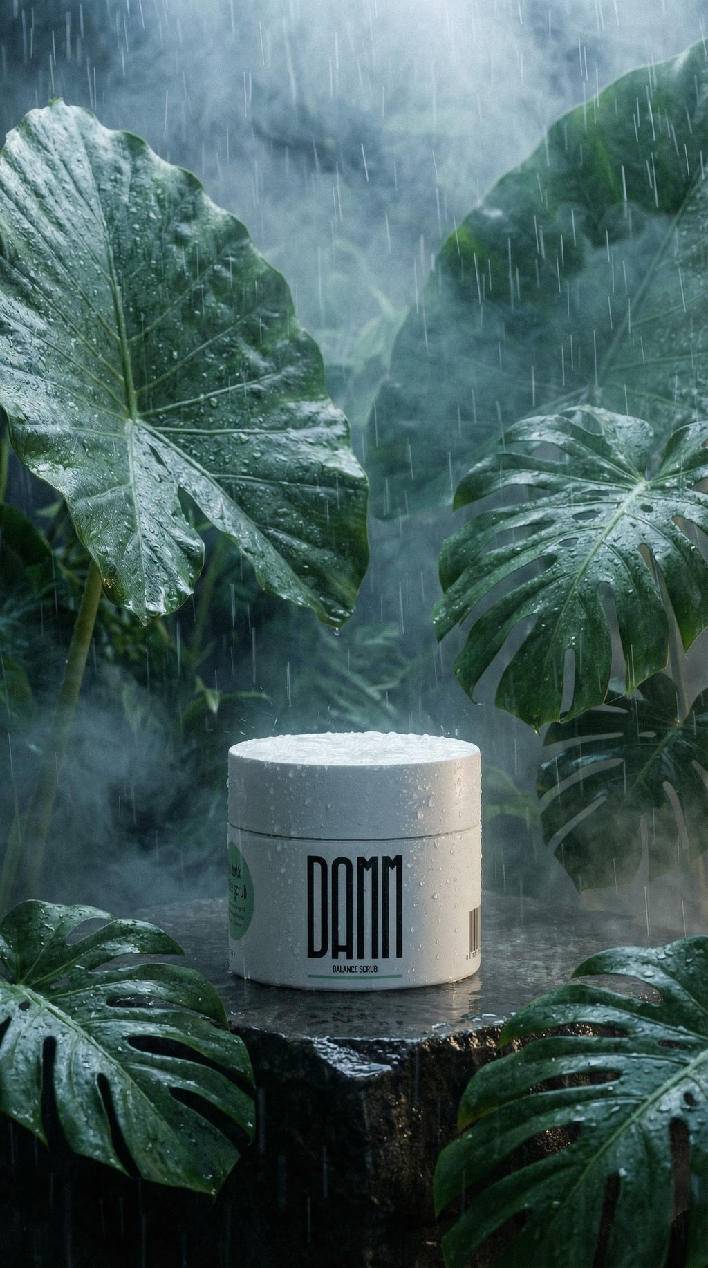 AI product shot of Balance Scrub – Professionel dybderens til hovedbunden mod buildup
