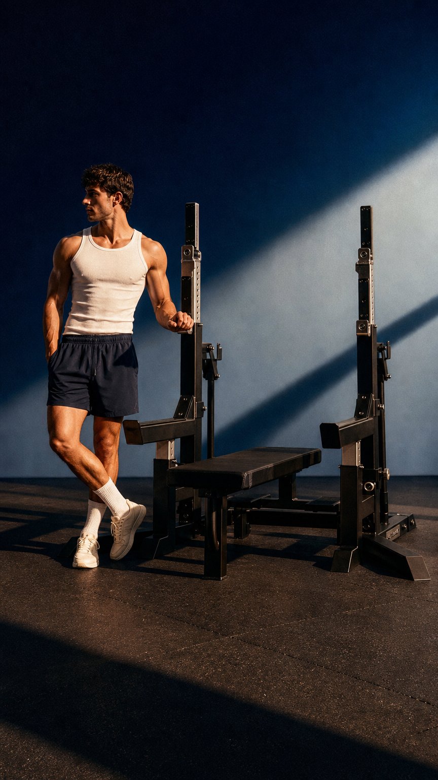 AI product shot of LUXIAOJUN Competition Power Rack