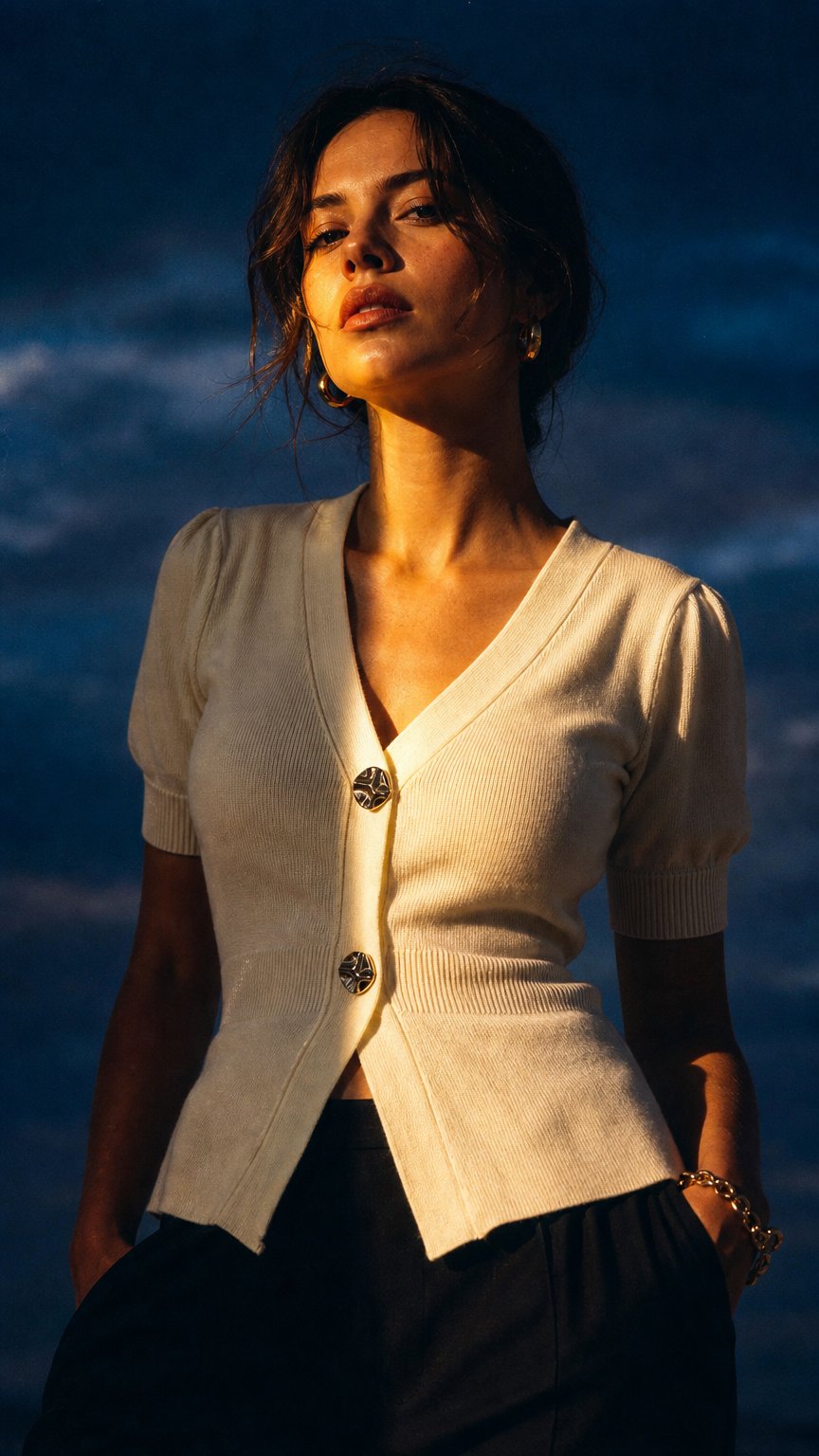 AI product shot of Brooklyn Top Ivory