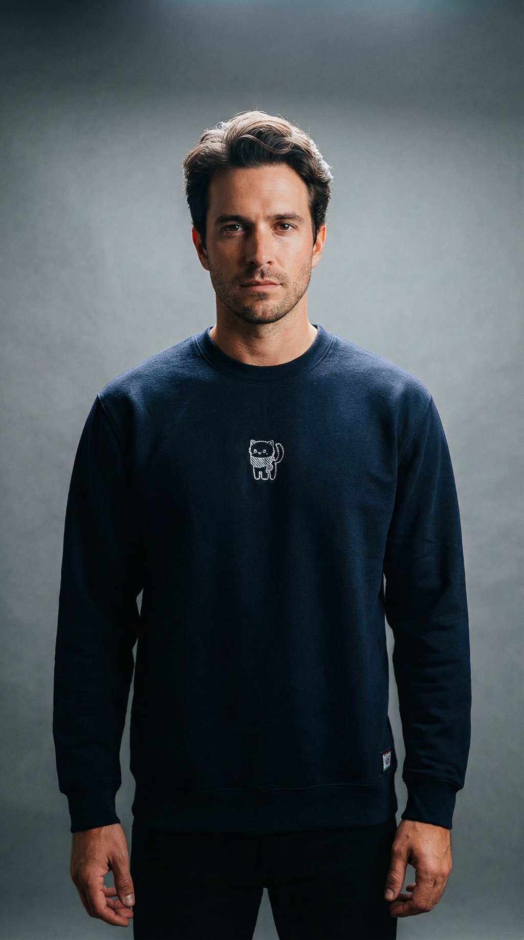 AI product shot of Keffiyeh Kitty Sweatshirt