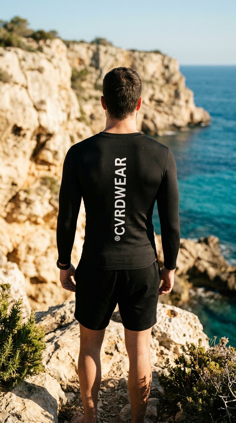 AI product shot of Compression Shirt