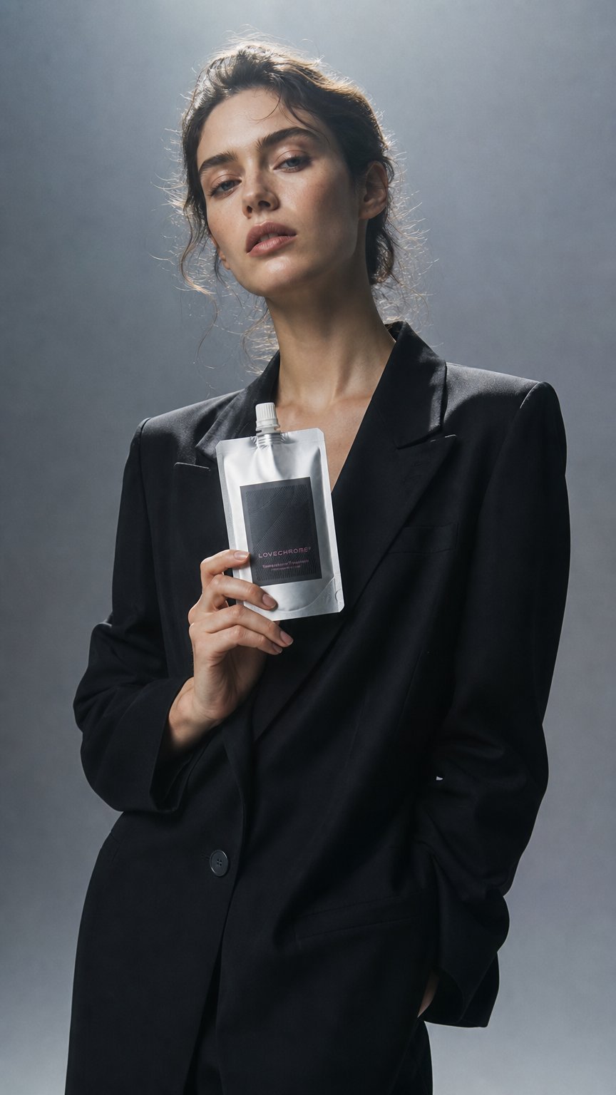 AI product shot of P.B LOVECHROME PROFESSIONAL Treatment 100g