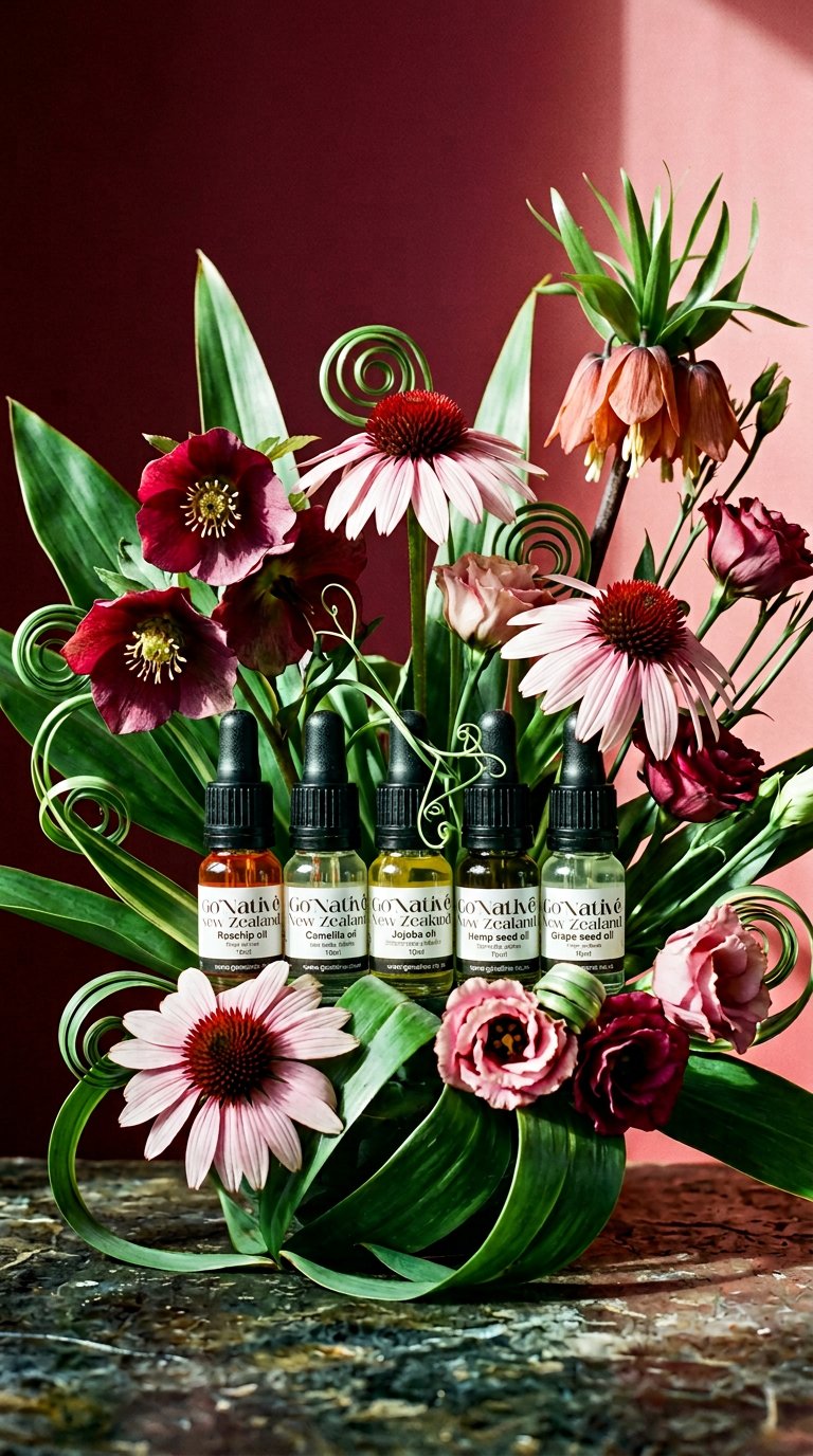 AI product shot of Organic Facial Serum Kit