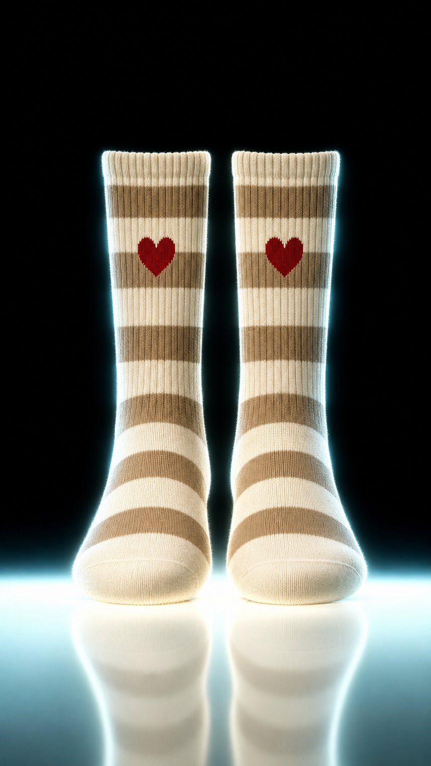 AI product shot of STRIPES OF LOVE | 2er Set | sand & sea