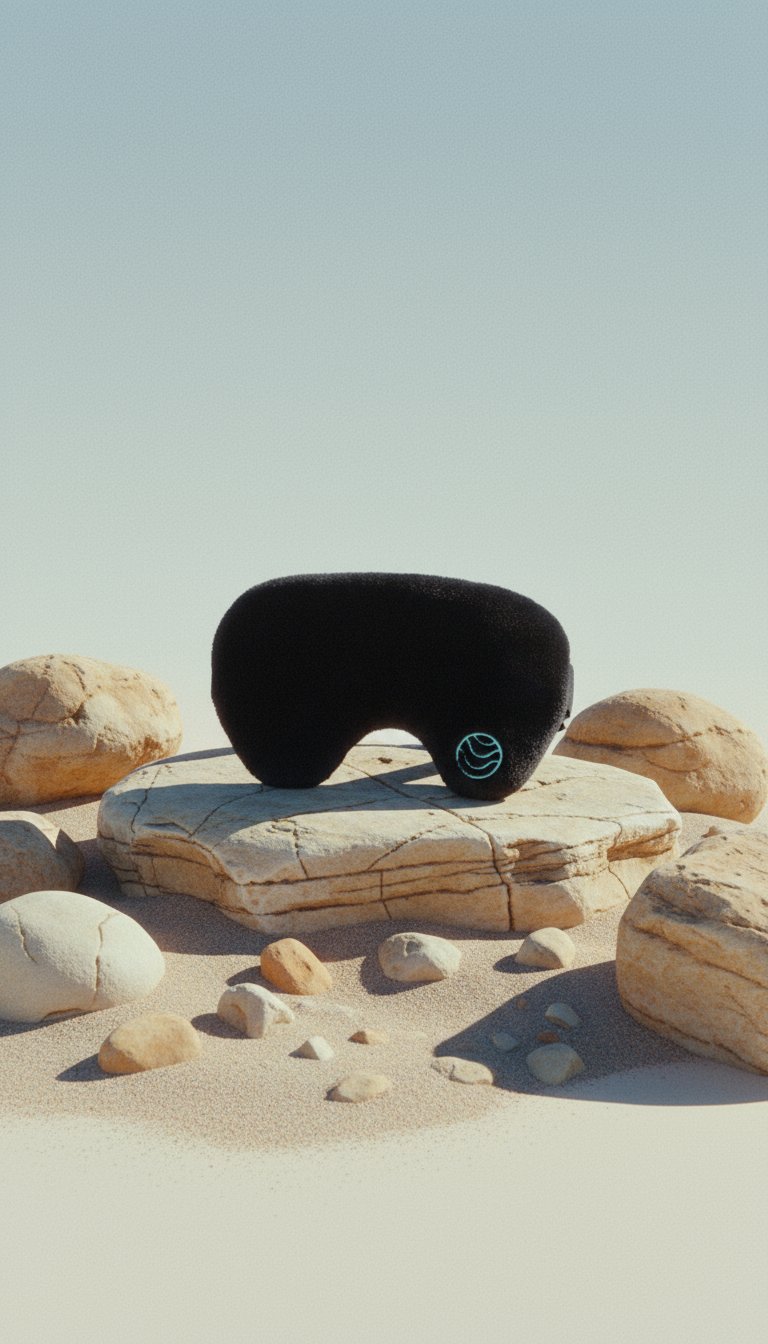 AI product shot of Thera Weighted Eye Mask