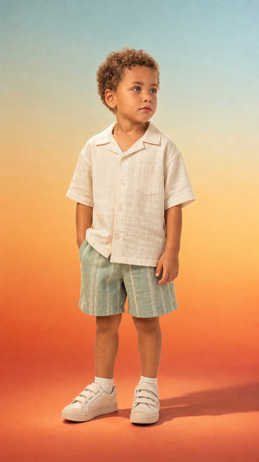 AI product shot of Linen Short