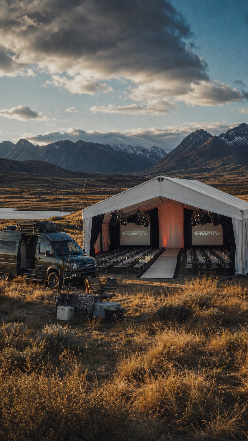 AI product shot of Frame Tent