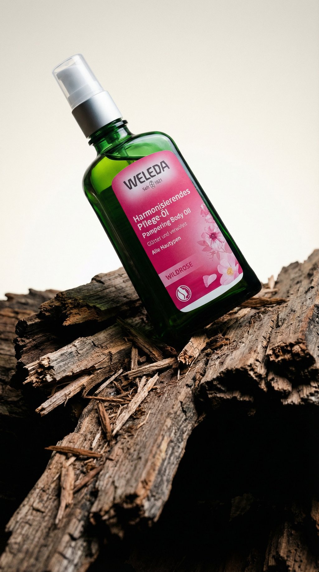 AI product shot of Wildrose Harmonisierendes Pflege-Öl