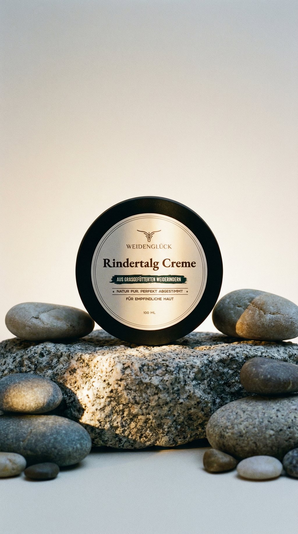 AI product shot of Rindertalg Creme