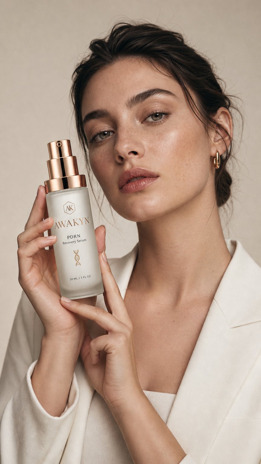AI product shot of PDRN Recovery Serum