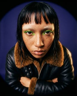 Deep Indigo Portrait