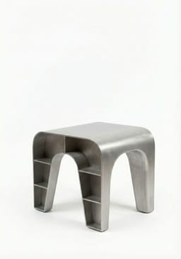Fiction™ – Silver Stool