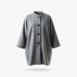Fiction™ – Collarless overshirt