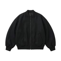 Black bomber jacket