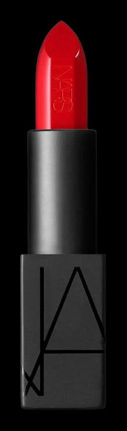 Red cosmetic lipstick
