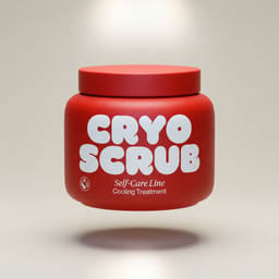 Fiction™ – Cryo scrub jar — Red