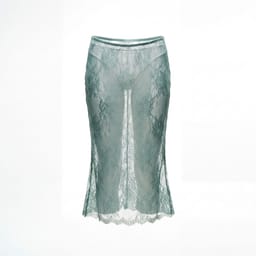 Fiction™ – Sheer lace midi skirt