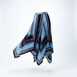 Fiction™ – Printed pleated skirt