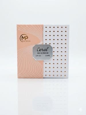 a box of coral soap on a white surface
