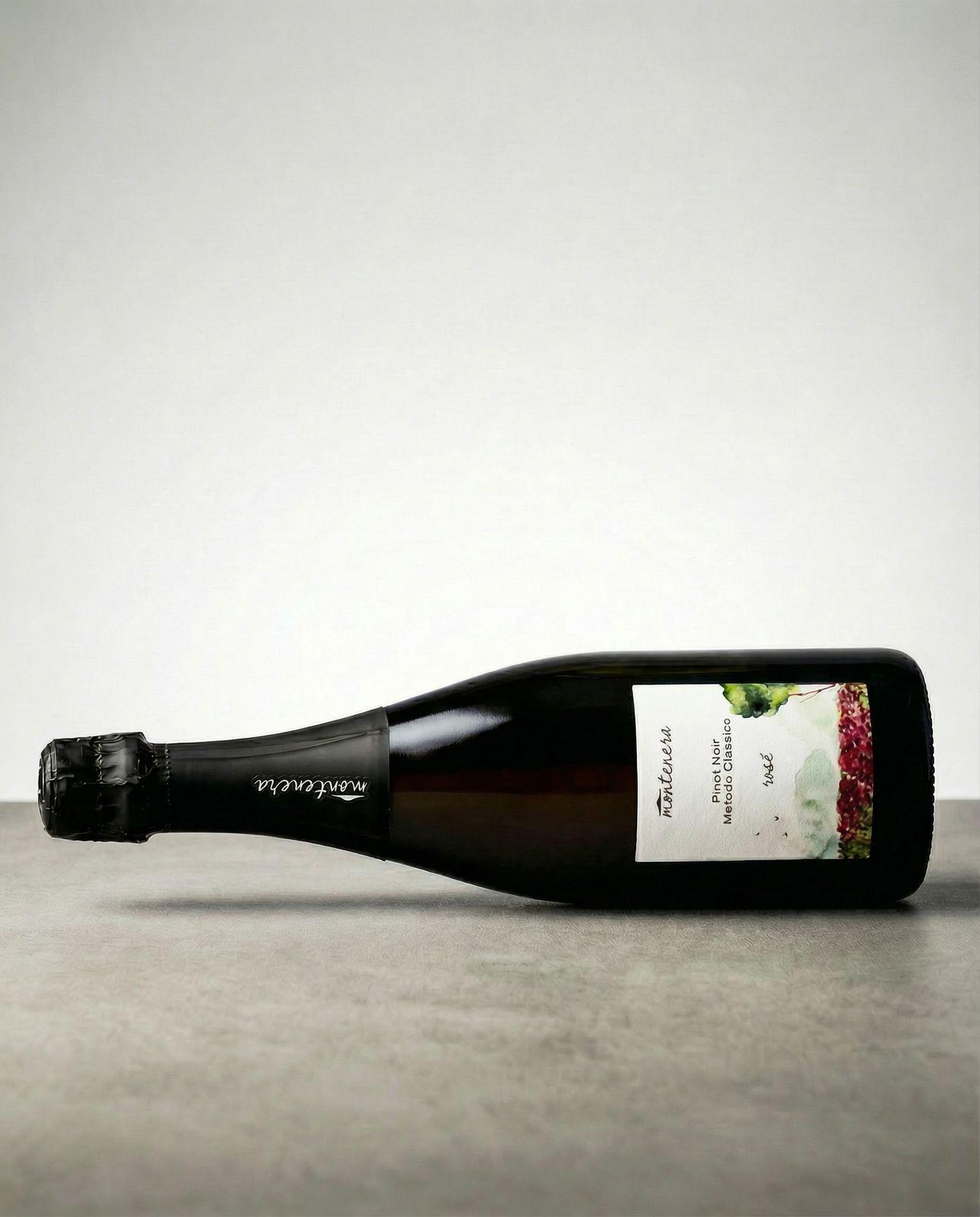a bottle of wine sitting on top of a table