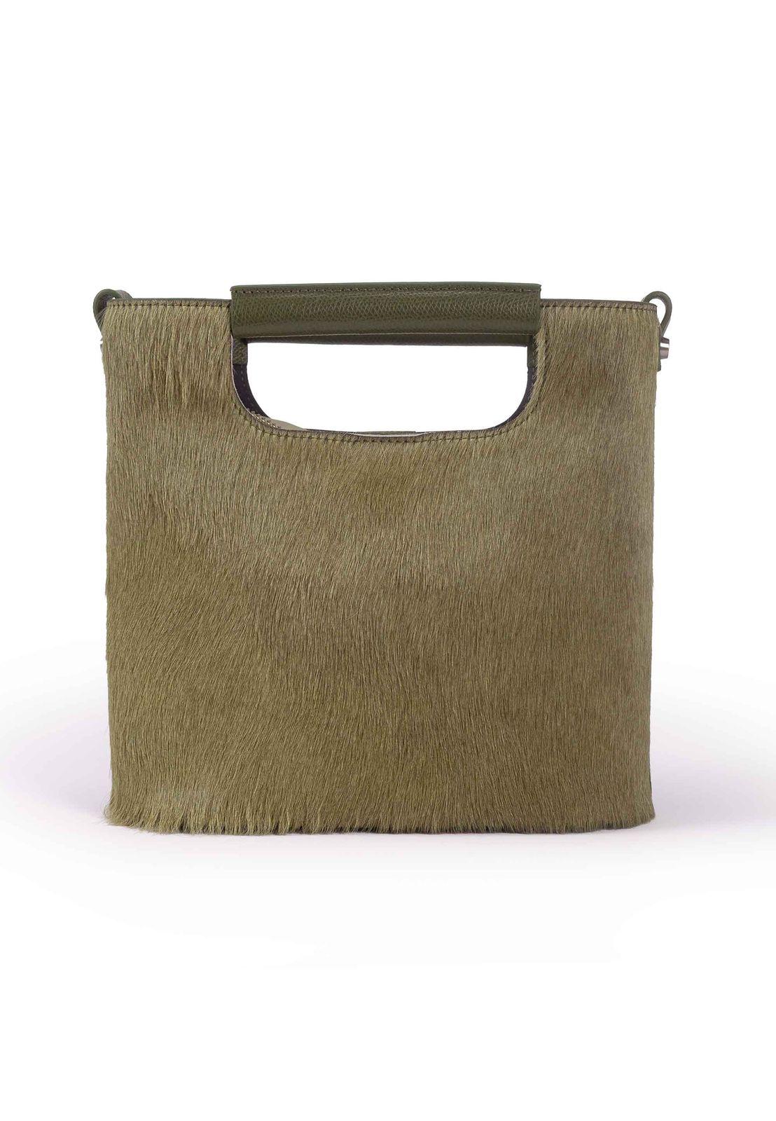 a small bag with a handle on it