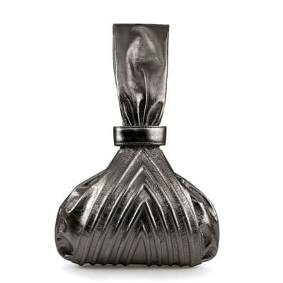 a black and white photo of a vase