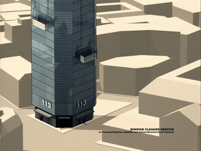 a tall building sitting in the middle of a maze