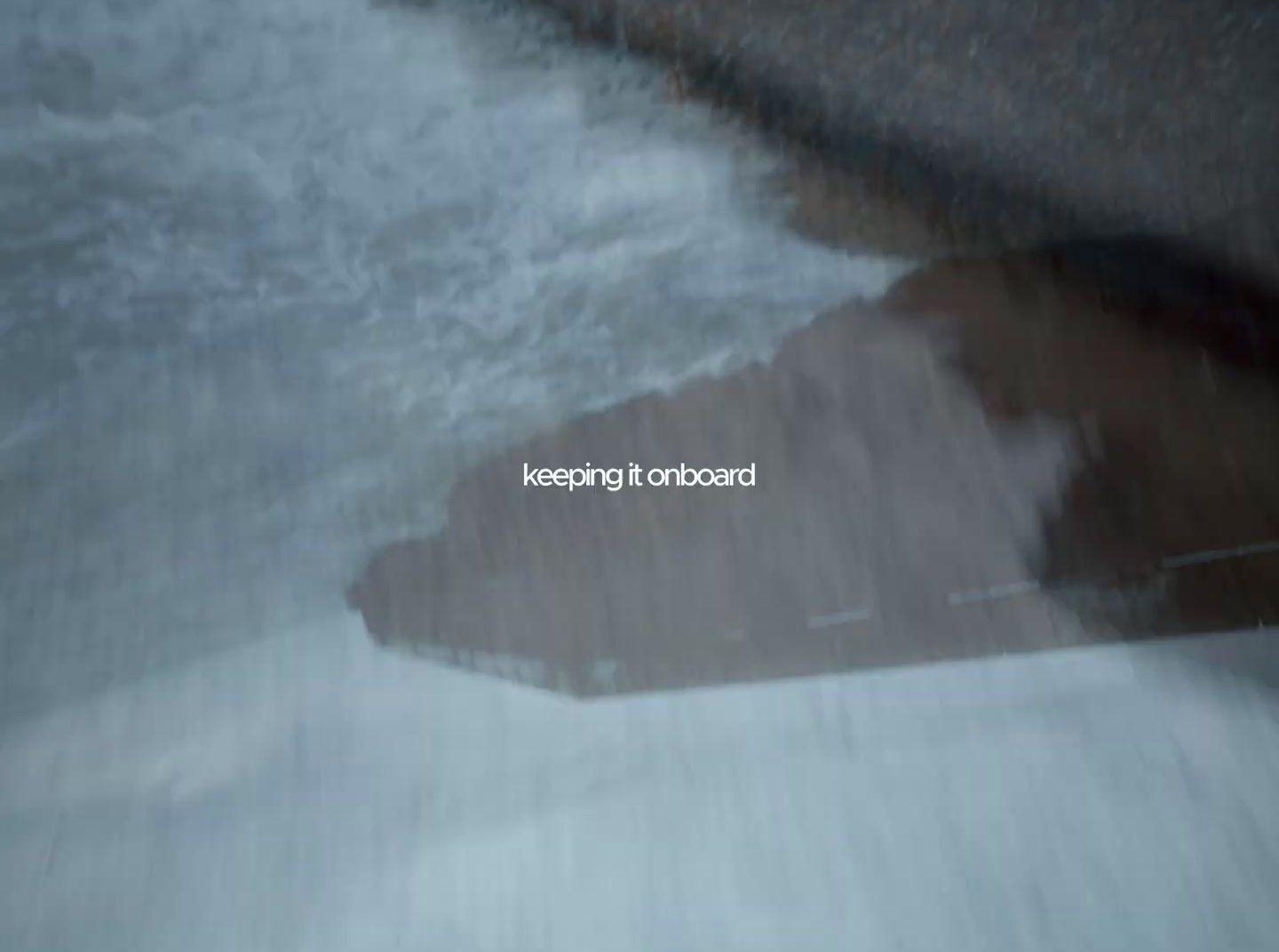 a blurry photo of a person walking in the snow