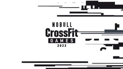 a black and white photo of a crossfit game logo