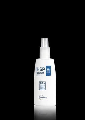 a bottle of sunscreen on a black background