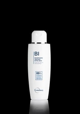 a bottle of lotion on a black background