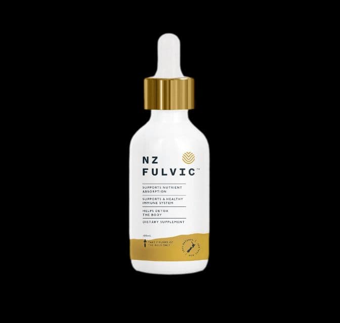 a bottle of noz flulvcc on a black background