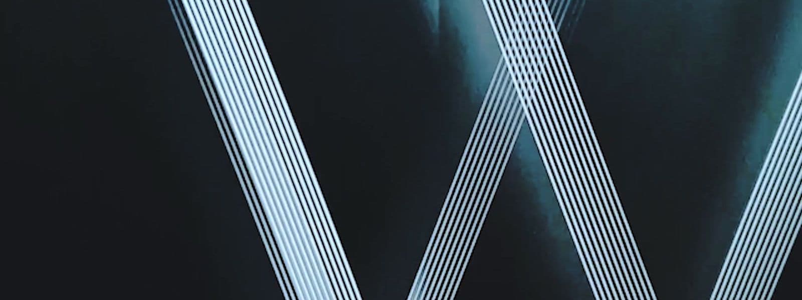 a couple of white lines that are in the air