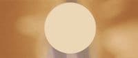 a blurry image of a white object in the air