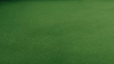 a tennis ball on a tennis court with a racket