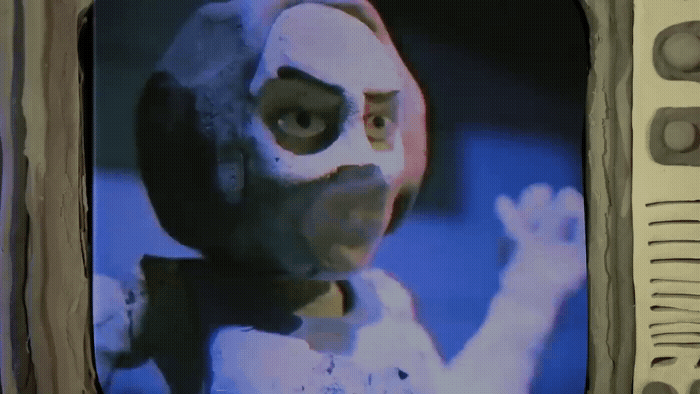 a close up of a person wearing a mask