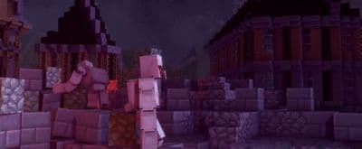 a screenshot of a city at night