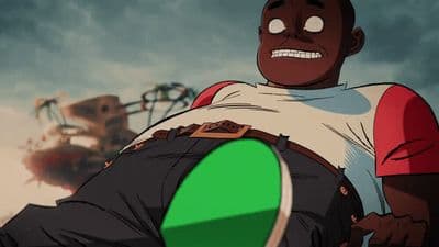 a black man with a green ball in his hand