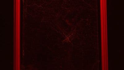 a red frame with a black background