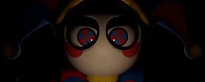 a close up of a stuffed animal with big eyes