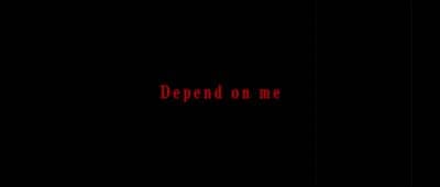 a black background with a red text that reads,'deep on me '