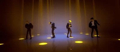 a group of mannequins standing in a room