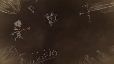 a blackboard with writing written on it