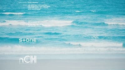 a blue ocean with waves coming in and out of the water