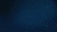 a dark blue background with small stars