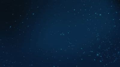 a dark blue background with small stars